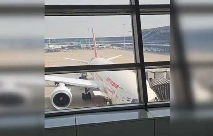Пассажир Air India выложил видео с предыдущего рейса AI-171