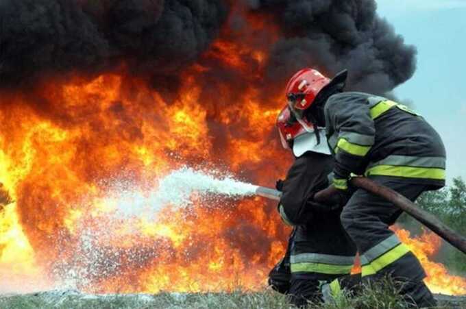 В результате сильного пожара было заблокировано движение по федеральной трассе в Забайкалье